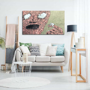 The Pink Man Canvas Art