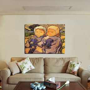 Two Children Canvas Art