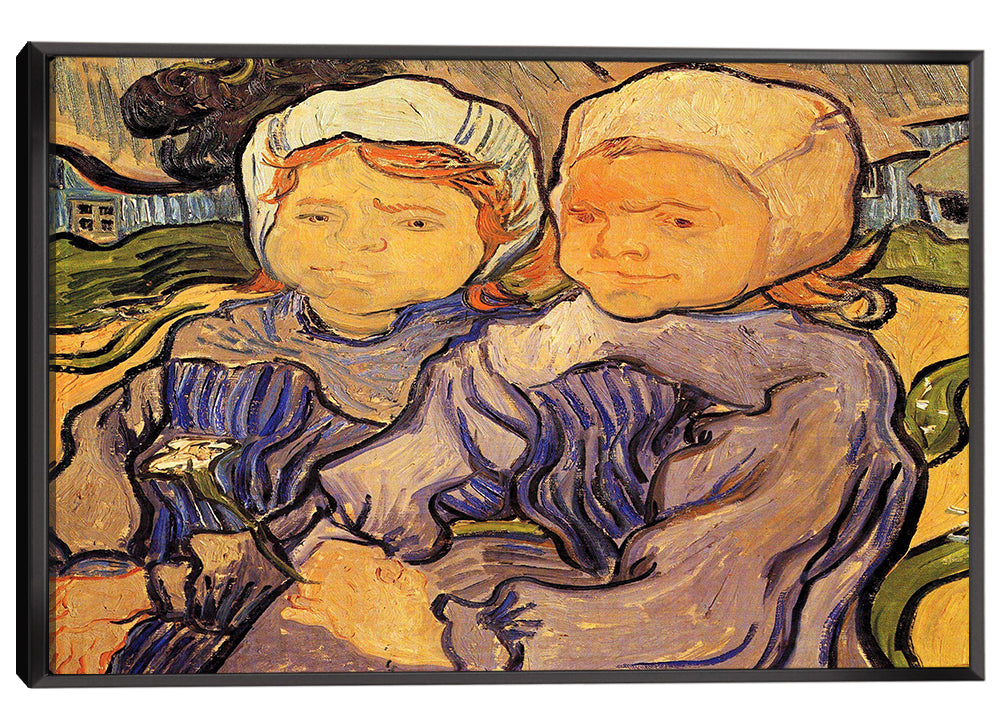Two Children Canvas Art