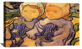 Two Children Canvas Art