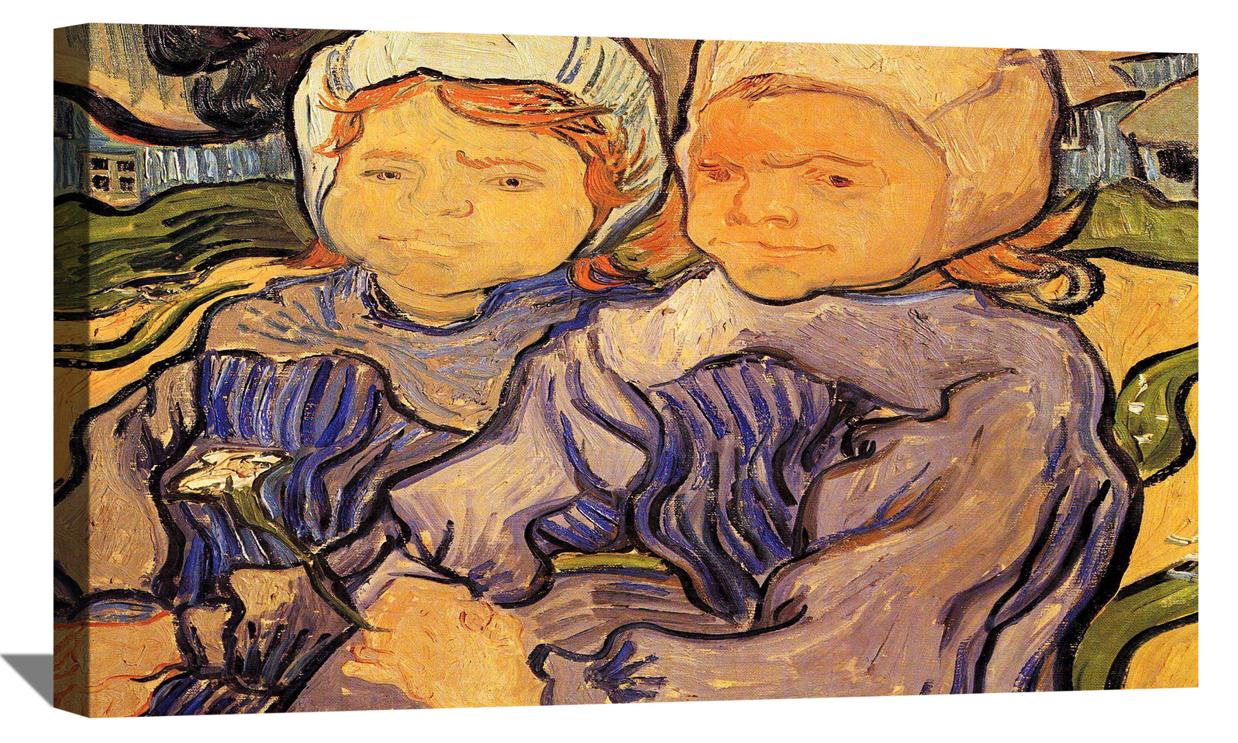 Two Children Canvas Art