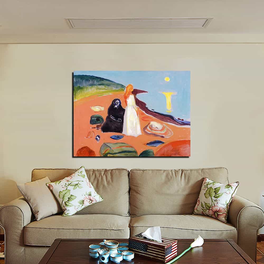 Two Women on the Shore Canvas Art