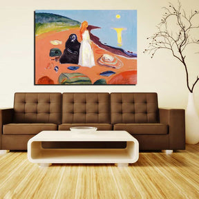 Two Women on the Shore Canvas Art