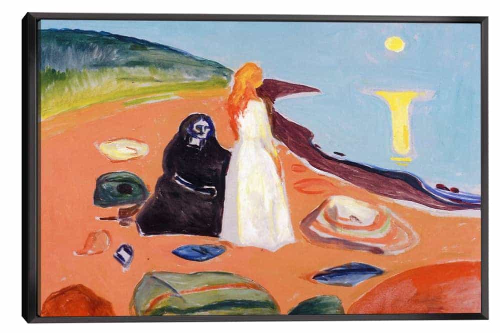 Two Women on the Shore Canvas Art