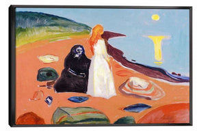 Two Women on the Shore Canvas Art