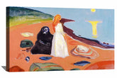 Two Women on the Shore Canvas Art