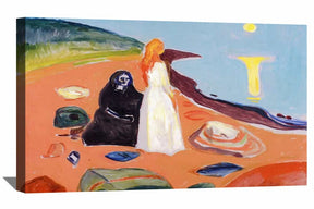 Two Women on the Shore Canvas Art
