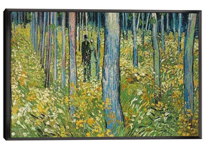 Undergrowth with Two Figures Canvas Art