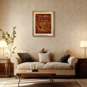 Pablo Picasso Wall Art Vallauris Painting Poster Framed Art