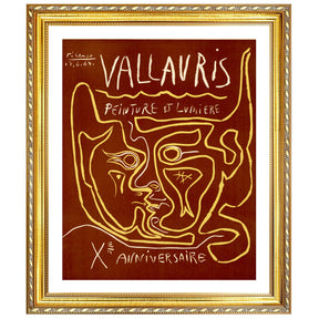 Pablo Picasso Wall Art Vallauris Painting Poster Framed Art