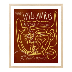 Pablo Picasso Wall Art Vallauris Painting Poster Framed Art