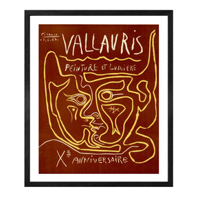 Pablo Picasso Wall Art Vallauris Painting Poster Framed Art