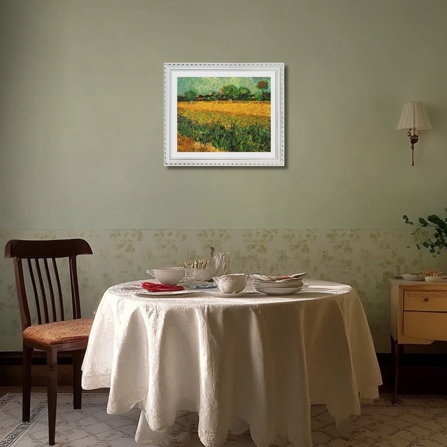 Vincent Van Gogh View Of Arles With Irises Wall Art Van Gogh Poster