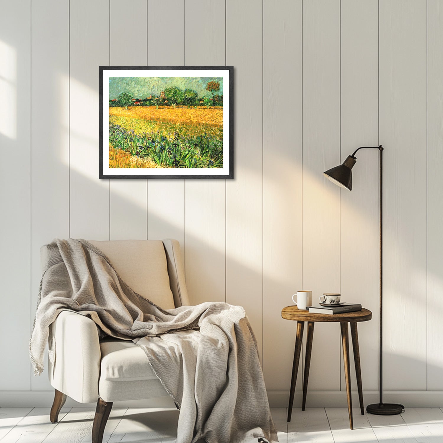 Vincent Van Gogh View Of Arles With Irises Wall Art Van Gogh Poster