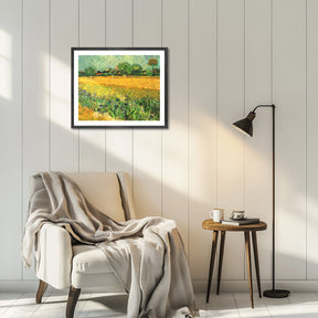 Vincent Van Gogh View Of Arles With Irises Wall Art Van Gogh Poster