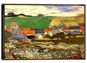 View of Auvers Canvas Art