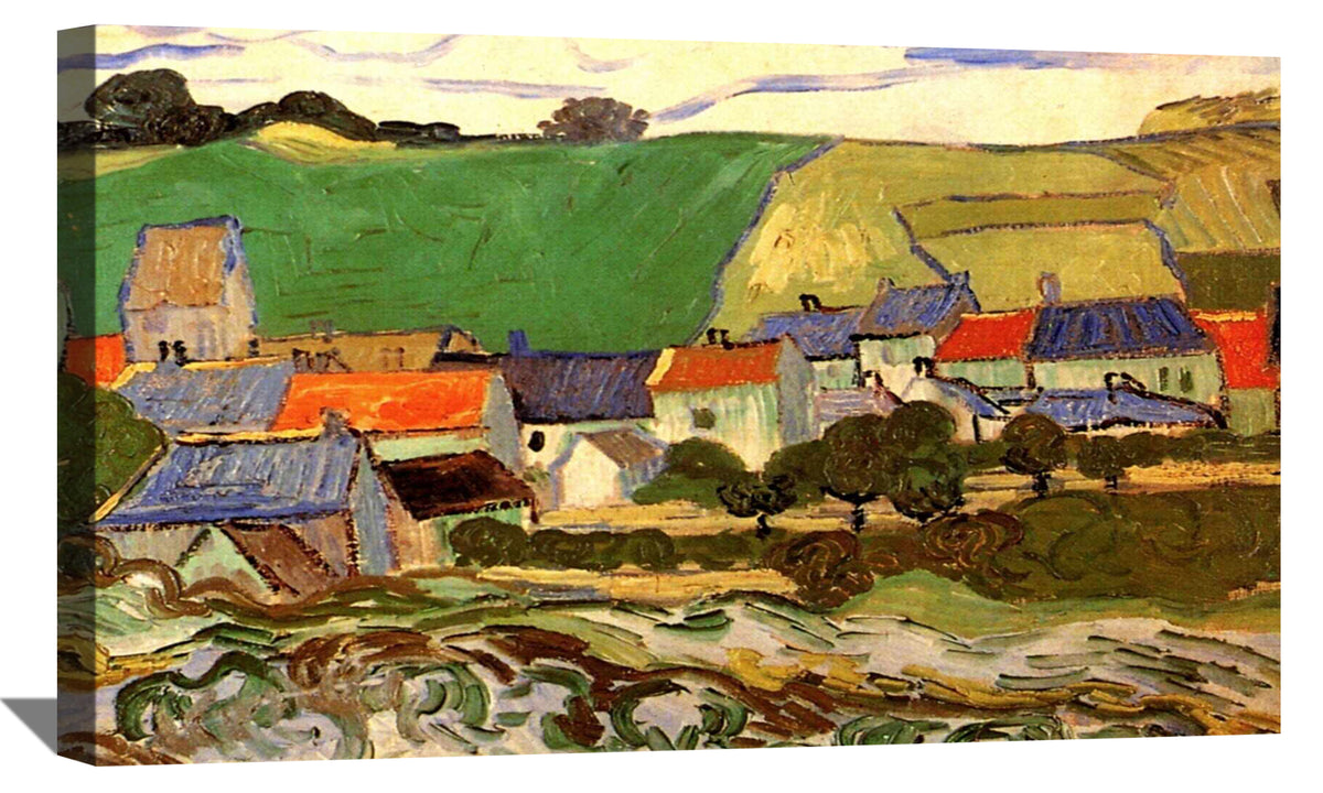 View of Auvers Canvas Art