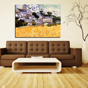 View of Auvers with Church Canvas Art