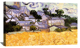 View of Auvers with Church Canvas Art