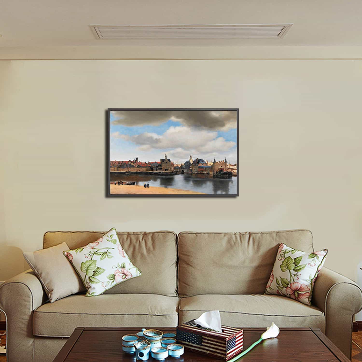 View of Delft Canvas Art