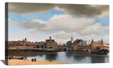 View of Delft Canvas Art
