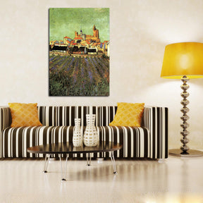 View of Saintes Canvas Art