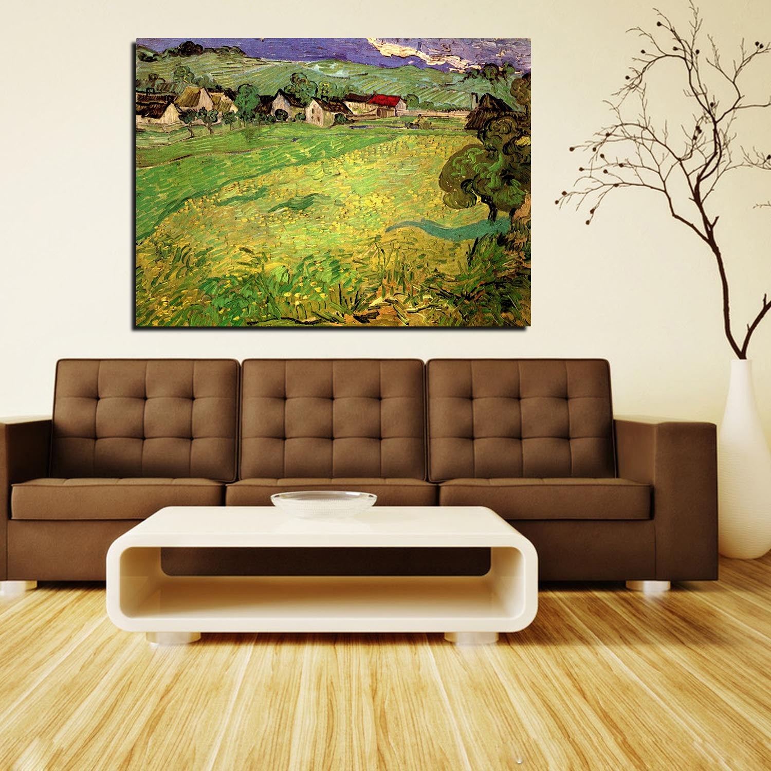 View of Vessenots Near Auvers Canvas Art