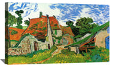 Village Street in Auvers Canvas Art