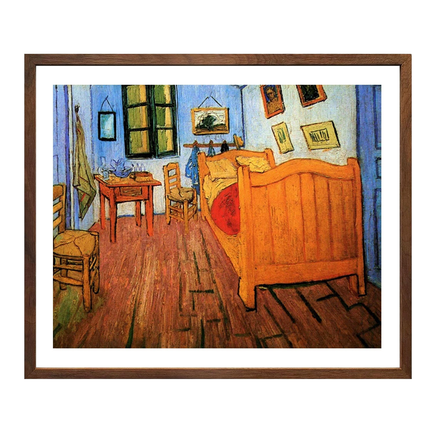 Vincent Van Gogh The Bedroom in Arles Wall Art Van Gogh Poster