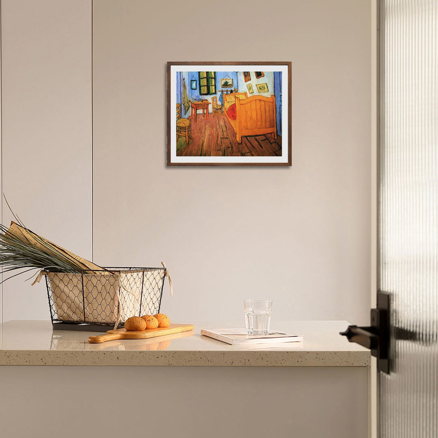 Vincent Van Gogh The Bedroom in Arles Wall Art Van Gogh Poster