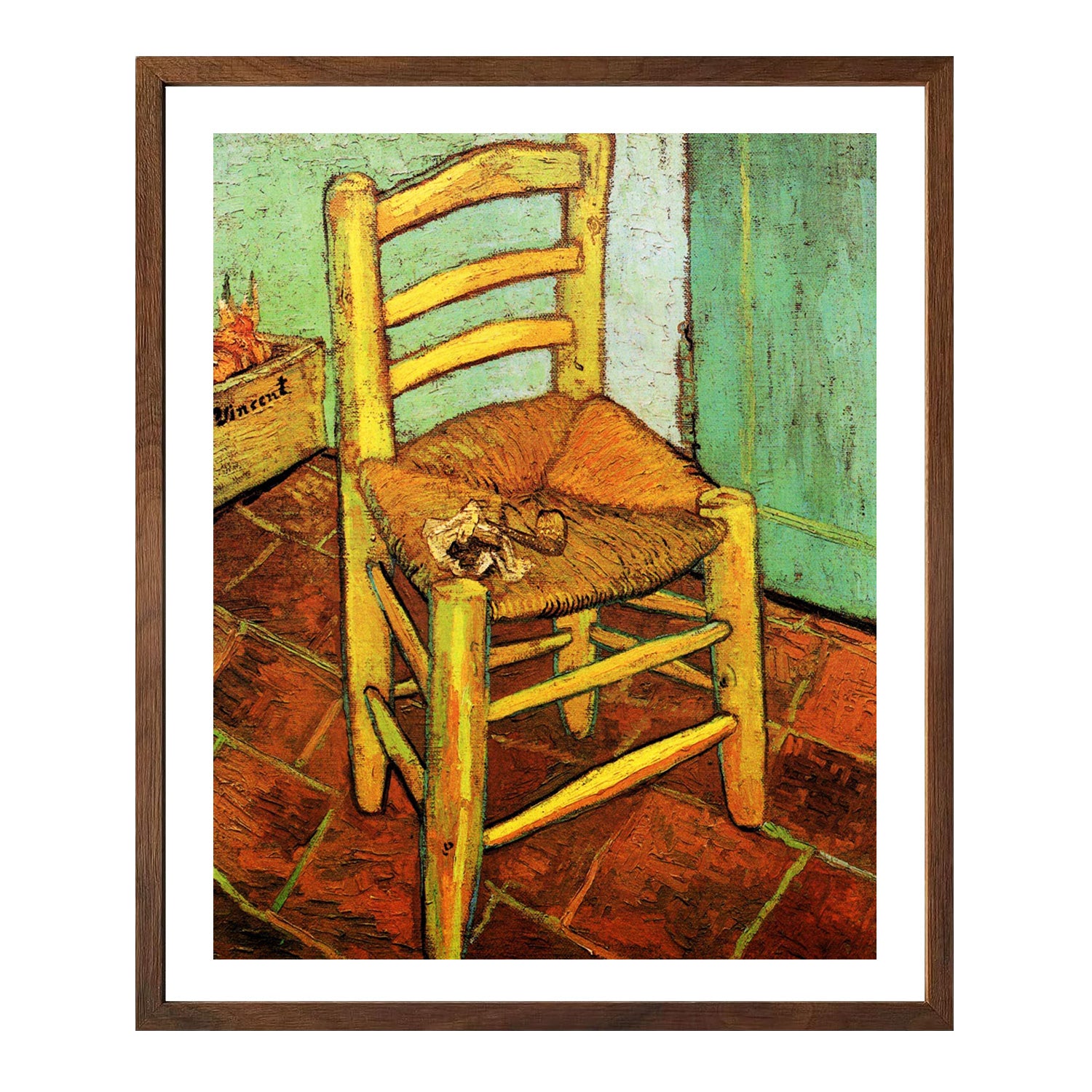 Vincent Van Gogh The The Chair Wall Art Van Gogh Poster
