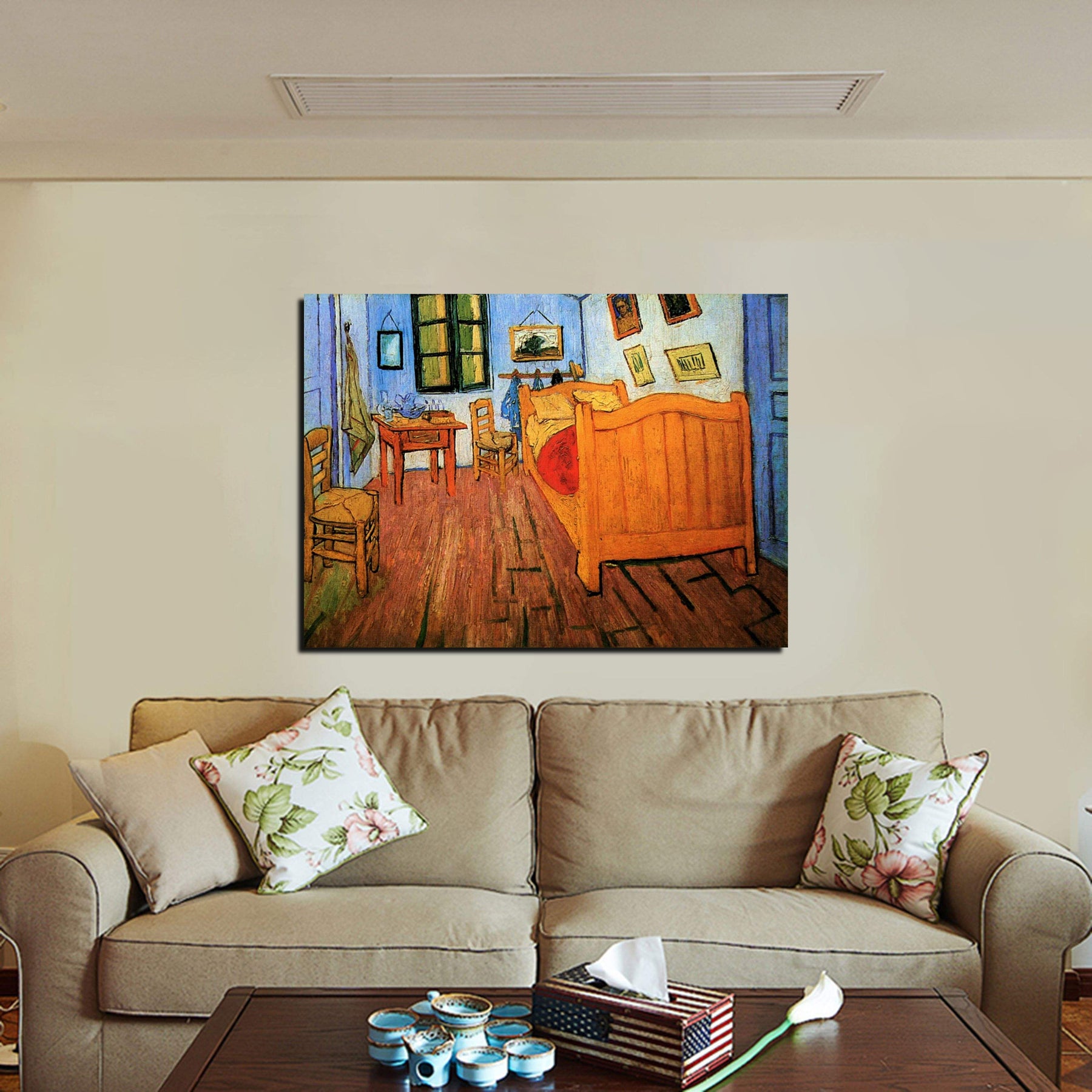 Vincent Bedroom in Arles Canvas Art