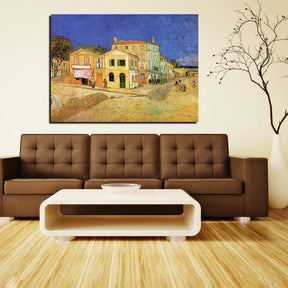 Vincent House in Arles The Yellow House Canvas Art