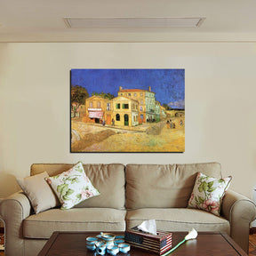 Vincent House in Arles The Yellow House Canvas Art