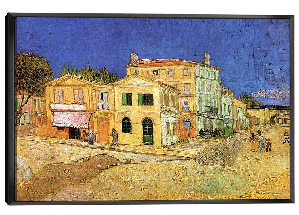 Vincent House in Arles The Yellow House Canvas Art