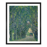 Gustav Klimt Wall Art Walk In The Park Of Castle Chamber Poster Framed Klimt Art
