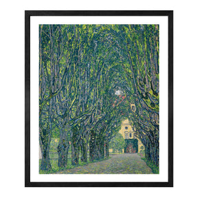 Gustav Klimt Wall Art Walk In The Park Of Castle Chamber Poster Framed Klimt Art