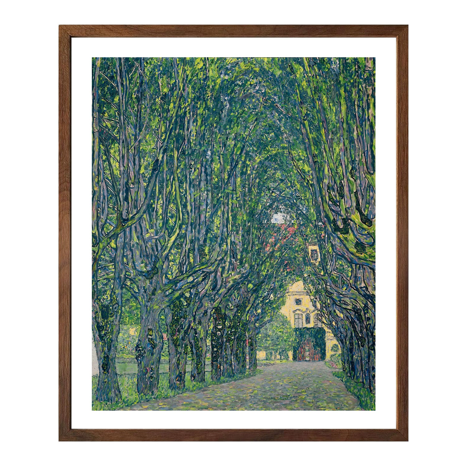 Gustav Klimt Wall Art Walk In The Park Of Castle Chamber Poster Framed Klimt Art