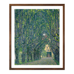 Gustav Klimt Wall Art Walk In The Park Of Castle Chamber Poster Framed Klimt Art