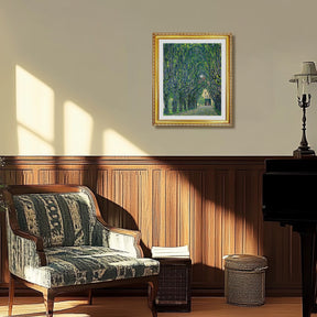 Gustav Klimt Wall Art Walk In The Park Of Castle Chamber Poster Framed Klimt Art