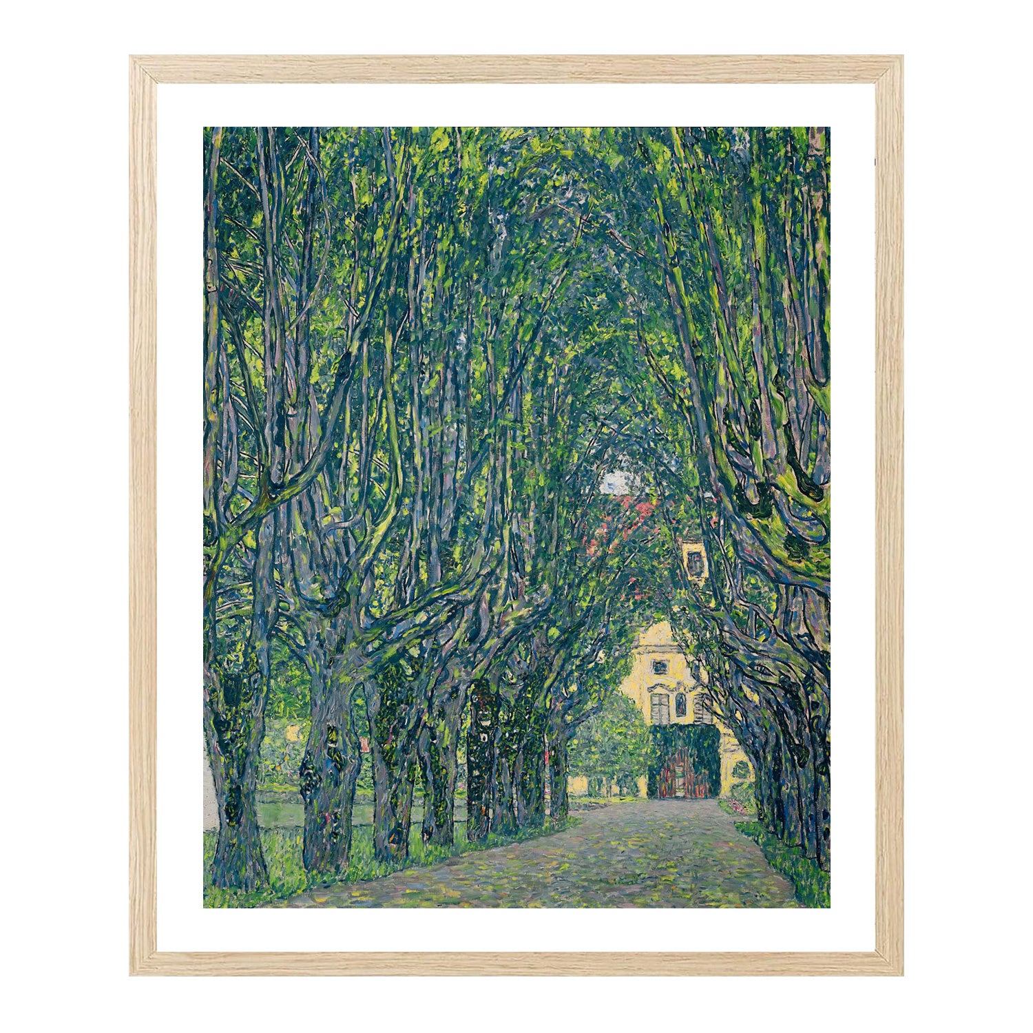 Gustav Klimt Wall Art Walk In The Park Of Castle Chamber Poster Framed Klimt Art