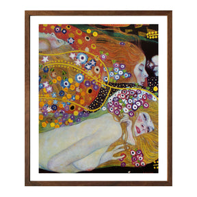 Gustav Klimt Wall Art Water Serpents Ii Poster Framed Klimt Art