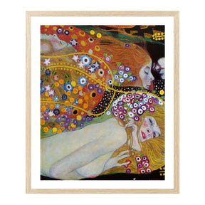 Gustav Klimt Wall Art Water Serpents Ii Poster Framed Klimt Art