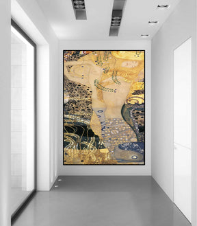 Water Serpents Canvas Art