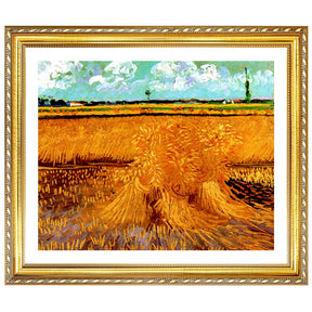 Vincent Van Gogh The Wheat Field With The Alpilles Foothills Wall Art Van Gogh Poster