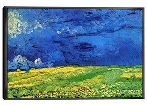 Wheat Field at Auvers with White House Canvas Art