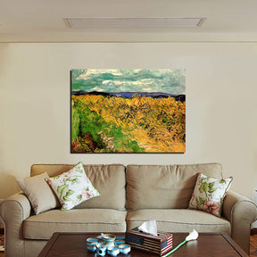 Wheat Field with Cornflowers Canvas Art