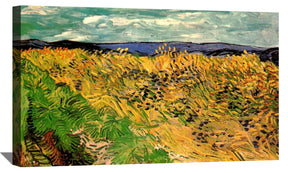 Wheat Field with Cornflowers Canvas Art