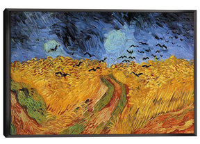 Wheat Field with Crows Canvas Art