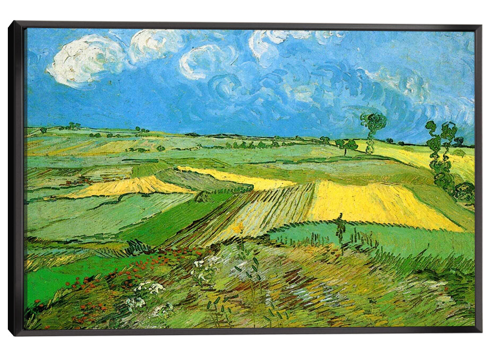 Wheat Fields at Auvers Under Clouded Sky Canvas Art
